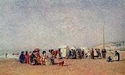 Eugene Boudin Strand von Trouville oil painting artist